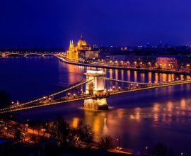14 chain bridge budapest hungary 1080P wallpaper